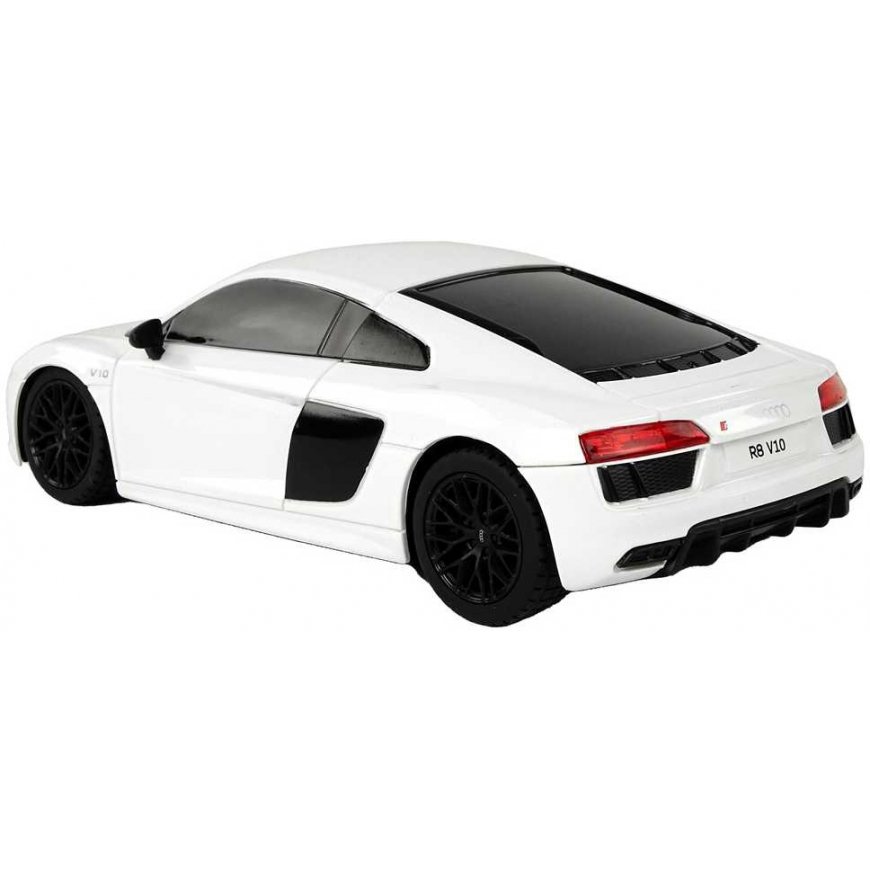 Rastar Radio-controlled car Audi R8 1:24, white – 4