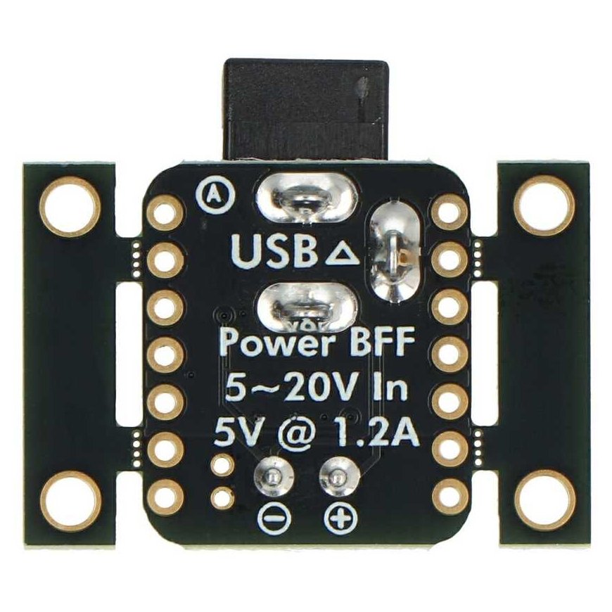 DC Power BFF Add-On - power module with 5V converter - designed for QT Py and Xiao - Adafruit 5882 – 3