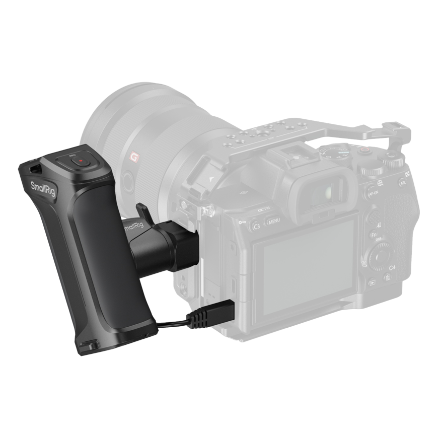 SmallRig 3893 Поворотная боковая рукоятка с триггером REC для выбранных беззеркальных камер Sony – 3