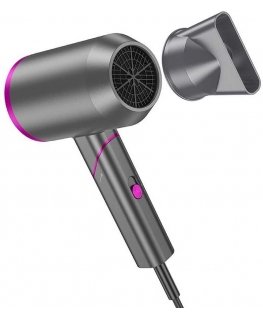 HOCO hot and cold air foldable hair dryer HP13 Plus rose red