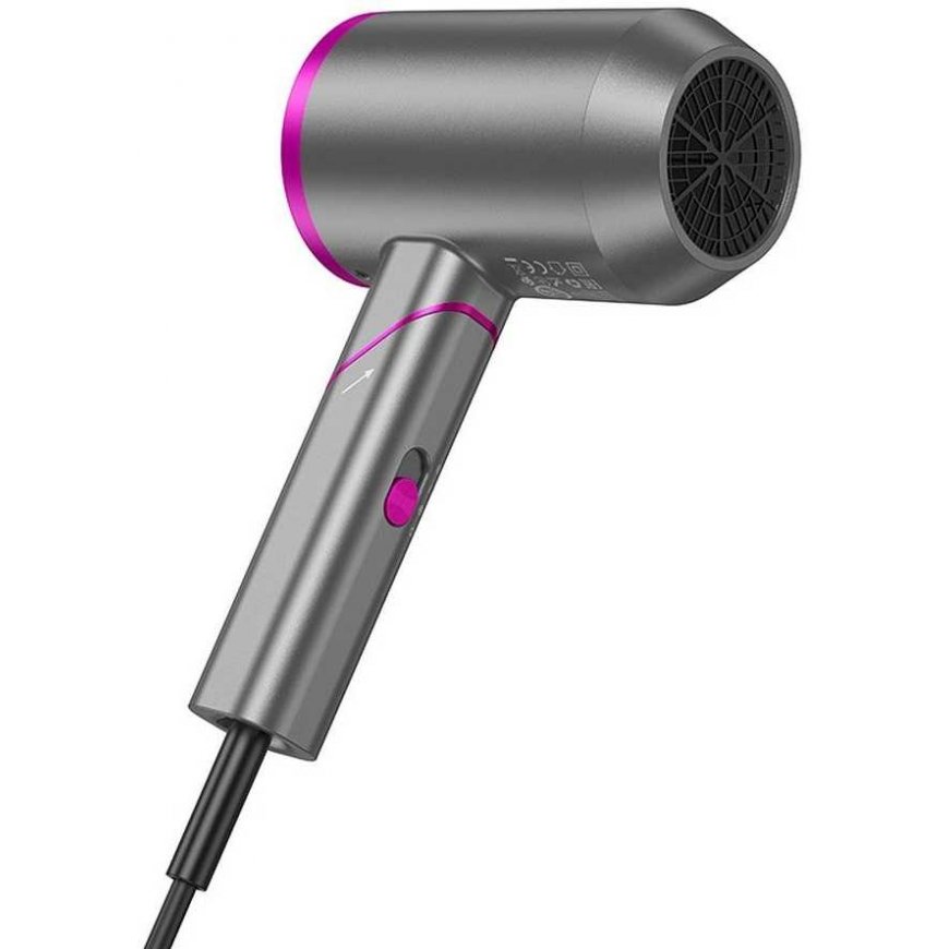 HOCO hot and cold air foldable hair dryer HP13 Plus rose red – 2