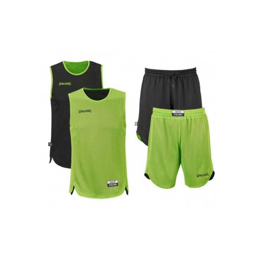 Divpusēja bērnu basketbola apģērbs SPALDING DOUBLEFACE KID SET IZMĒRS 116 cm