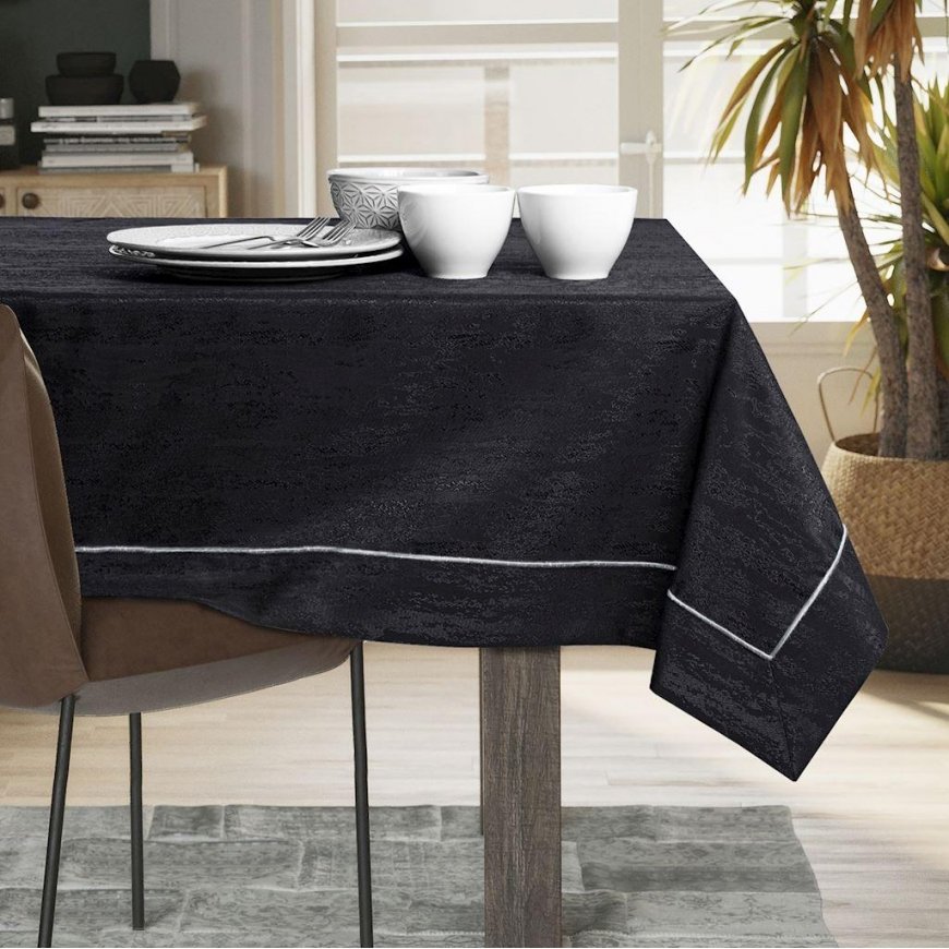 AmeliaHome TCLOTH/AH/VESTA/BRD/PPG/Чёрный/110X200 – 5