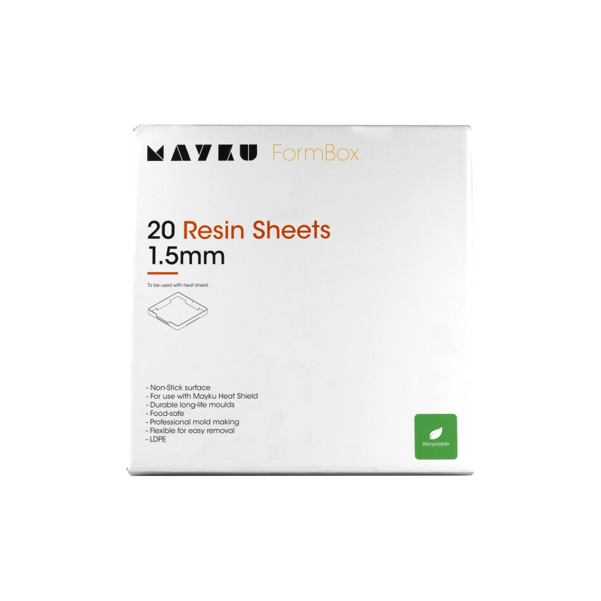 Mayku dervos sheets (LDPE sheets) 20 pcs, 1.5mm