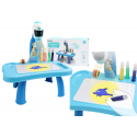 Lean Toys Mėlynas 2-in-1 mini projektorius vaikams Lean Toys Mėlynas 2-in-1 mini projektorius vaikams