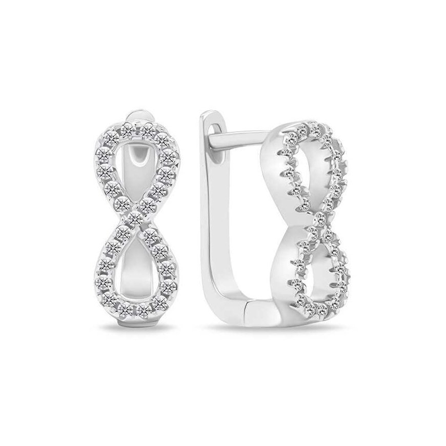 Brilio Silver Brilio Silver Modern Silver Earrings Infinity EA658W