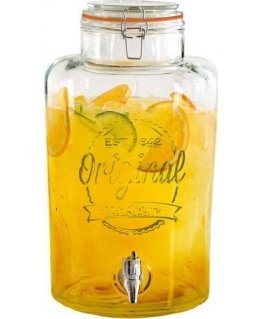 Excellent Houseware Glass Jar with Tap 8 L