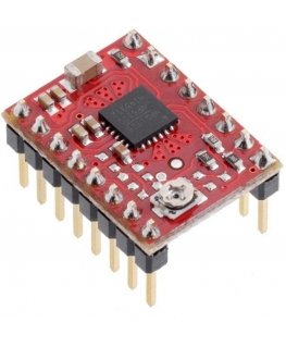 MP6500 stepper motor driver, digital current control (soldered pins), Pololu 2967