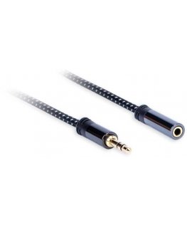 Jack 3.5 mm stereo extension cable Length: 3.0 m AQ Premium