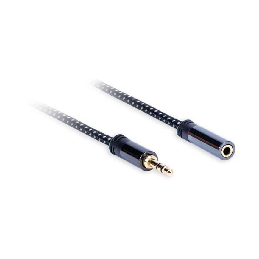 Jack 3.5 mm stereo extension cable Length: 3.0 m AQ Premium