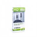 Jack 3,5 mm stereo lizdo prailginimo kabelis Ilgis: 3,0 m AQ Premium Jack 3,5 mm stereo lizdo prailginimo kabelis Ilgis: 3,0 m AQ Premium