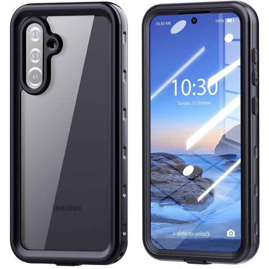Oem ūdensizturīgs korpuss SHELLBOX A36 paredzēts Samsung Galaxy A36 melnā krāsā