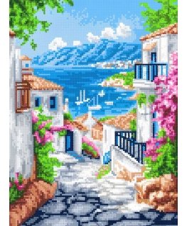 Beldizart Deimantinis paveikslėlis su porėmiu Nuostabi įlanka 30x40 cm VA831