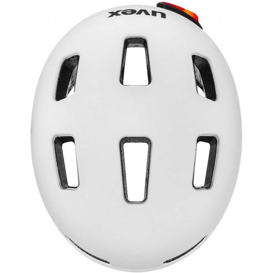 Uvex city 4 reflexx helmet white matt 55-58CM