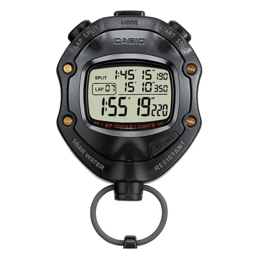 Casio Digital Black Stopwatch HS-80TW-1EF