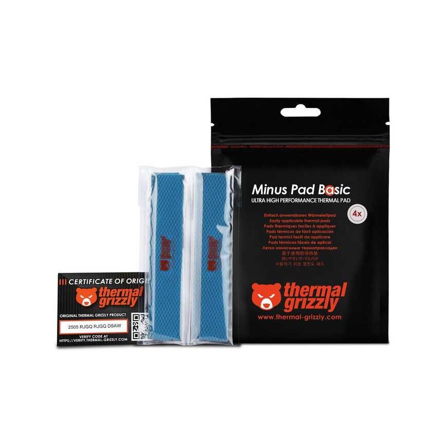 Thermal Grizzly Minus Pad Basic - 120 x 20 x 3,0 mm, 4 vnt. – 4