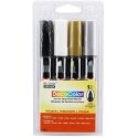 Акриловые маркеры Marvy Decocolor Acrylic 315-4B, 4 шт. Акриловые маркеры Marvy Decocolor Acrylic 315-4B, 4 шт.