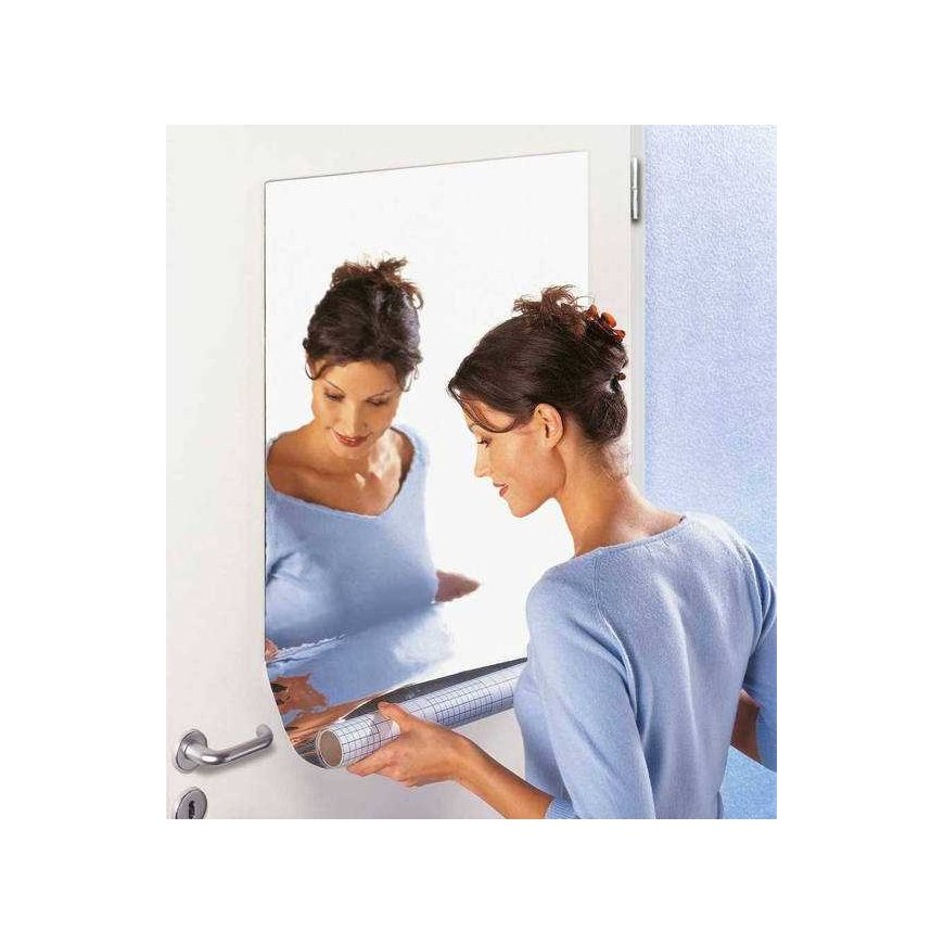 Maximex Self Adhesive Mirror Foil, Silver, 150 x 58 cm – 2
