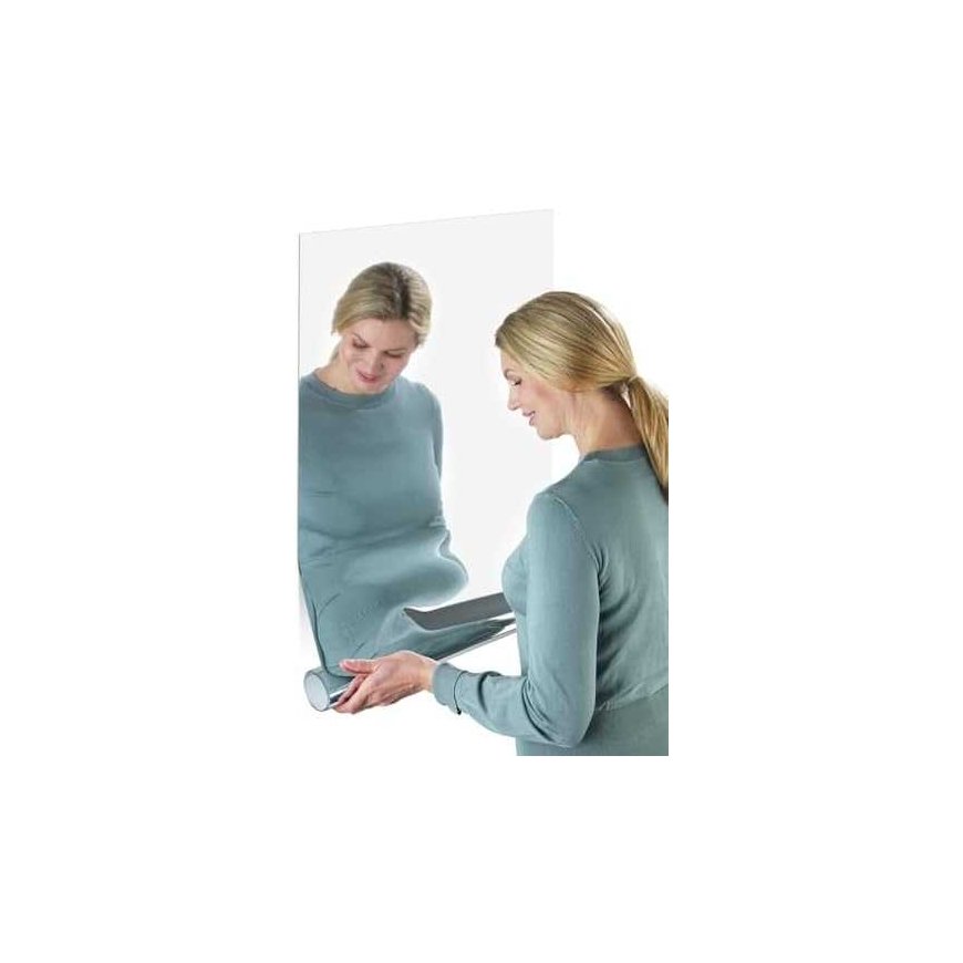 Maximex Self Adhesive Mirror Foil, Silver, 150 x 58 cm – 5