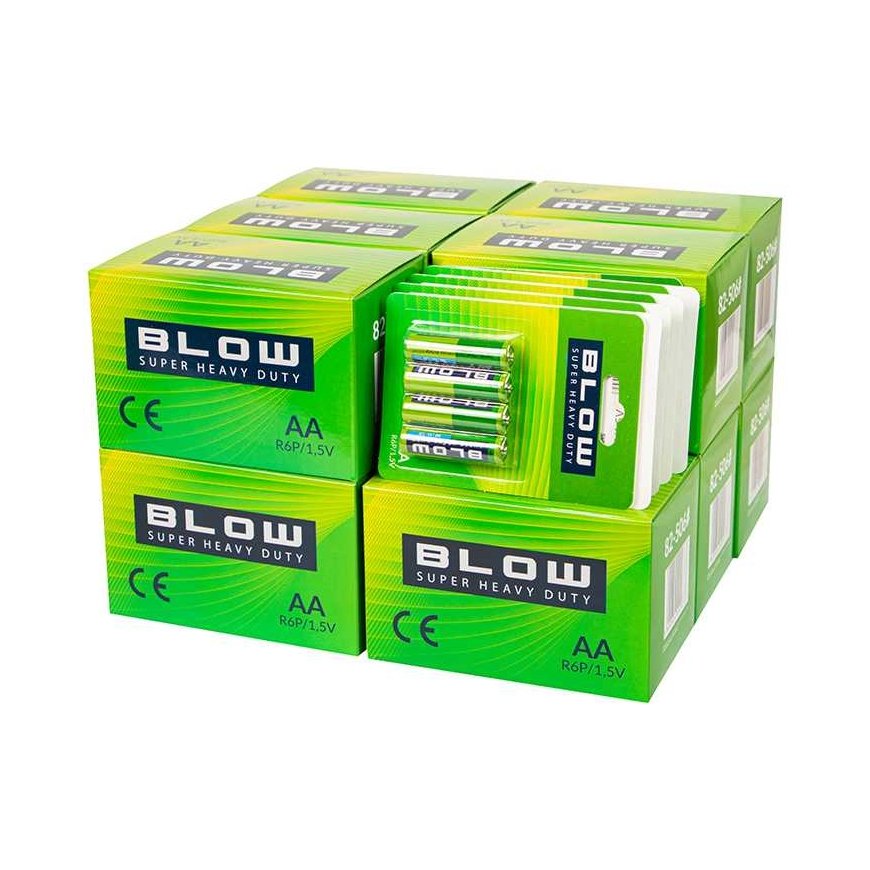 BLOW ĪPAŠI SPĒCĪGAS AA R06P AKUMULATORU KASTĒ IEPAKOTĀS – 2