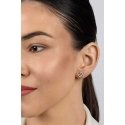Brilio Silver Silver earrings with a knot and cubic zirconia EA1172W