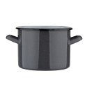 Altom Design Puodas PROSTY 3,3L ØR.18CM WYS.14CM PILKA NAKRAPIANY