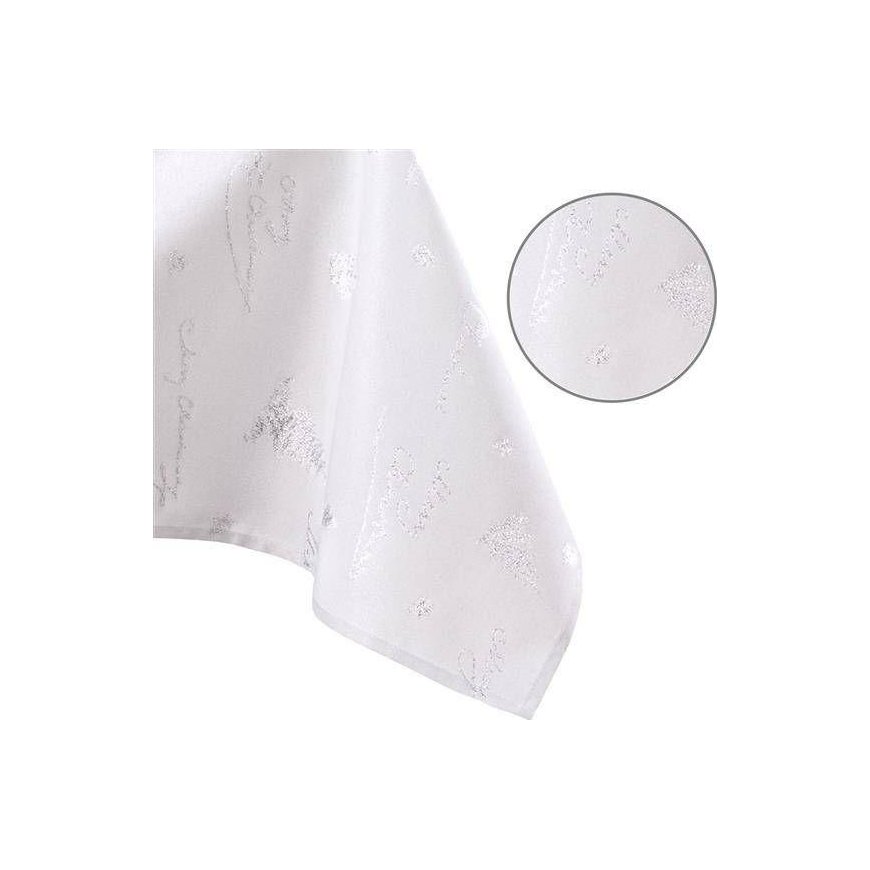 AmeliaHome TCLOTH / AH / KALĖDŲ IEVOS / HMD / Sidabrinis / 140X180