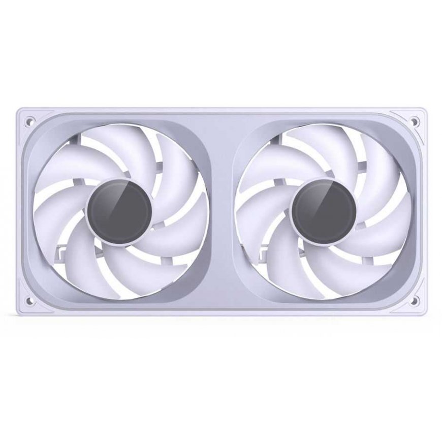 Ventilators Jonsbo ZB-240, PWM, ARGB - 240mm, balts – 4