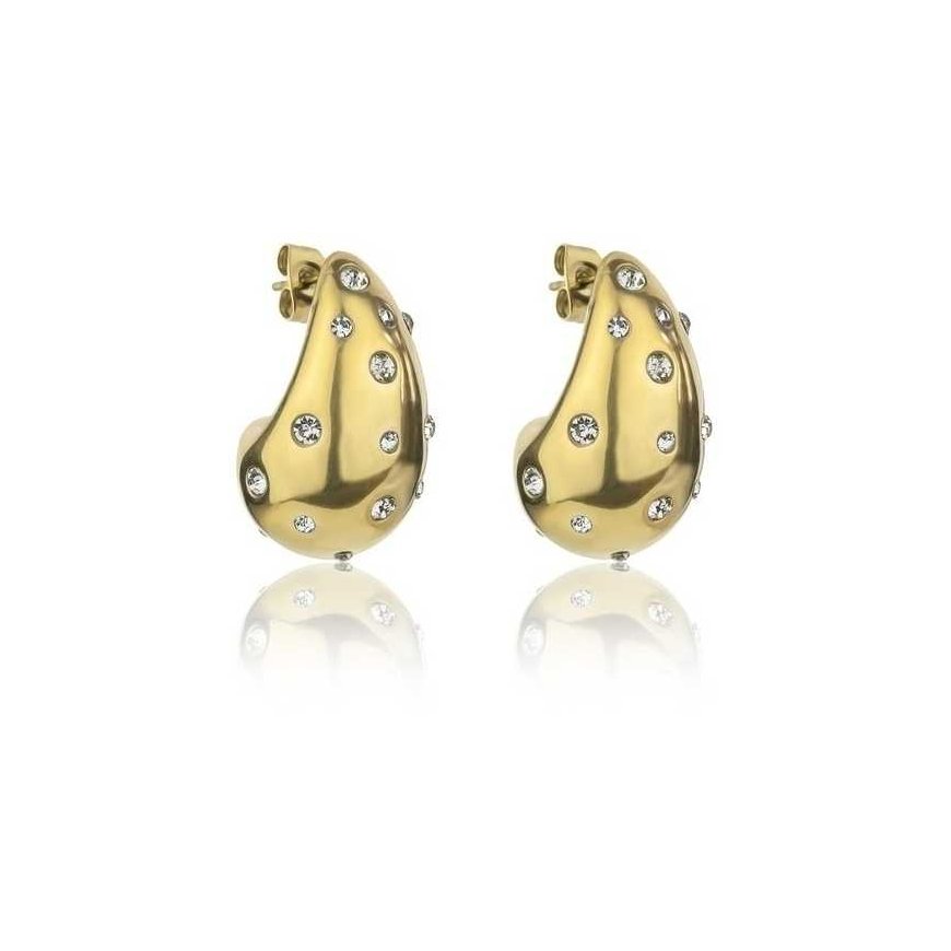 Marc Malone Paauksuoti Tear Drop Adley gold earrings MCE24045G