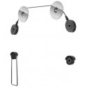 Goobay TV EasyMount L 139,7 cm (55") musta, Hopea