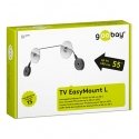 Goobay TV EasyMount L 139.7 cm (55") Black, Silver Goobay TV EasyMount L 139.7 cm (55") Black, Silver
