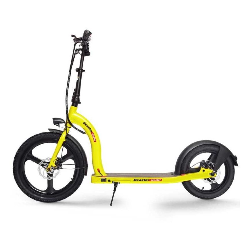 Электросамокат Beaster Scooter VOYAGER, 350 Вт, 36 В, 10 Ач, желтый – 2
