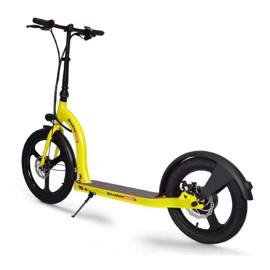 Elektrinis paspirtukas Beaster Scooter VOYAGER, 350 W, 36 V, 10 Ah, geltonas – 3