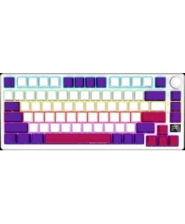 LORGAR KBP7075W, Беспроводная 75% механическая клавиатура для игр Pro, Белая, EN раскладка