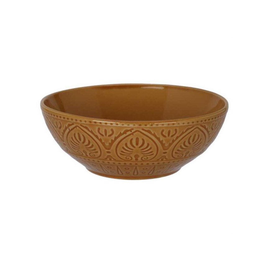 Zeller ceramic bowl with engraved pattern, 1060 ml