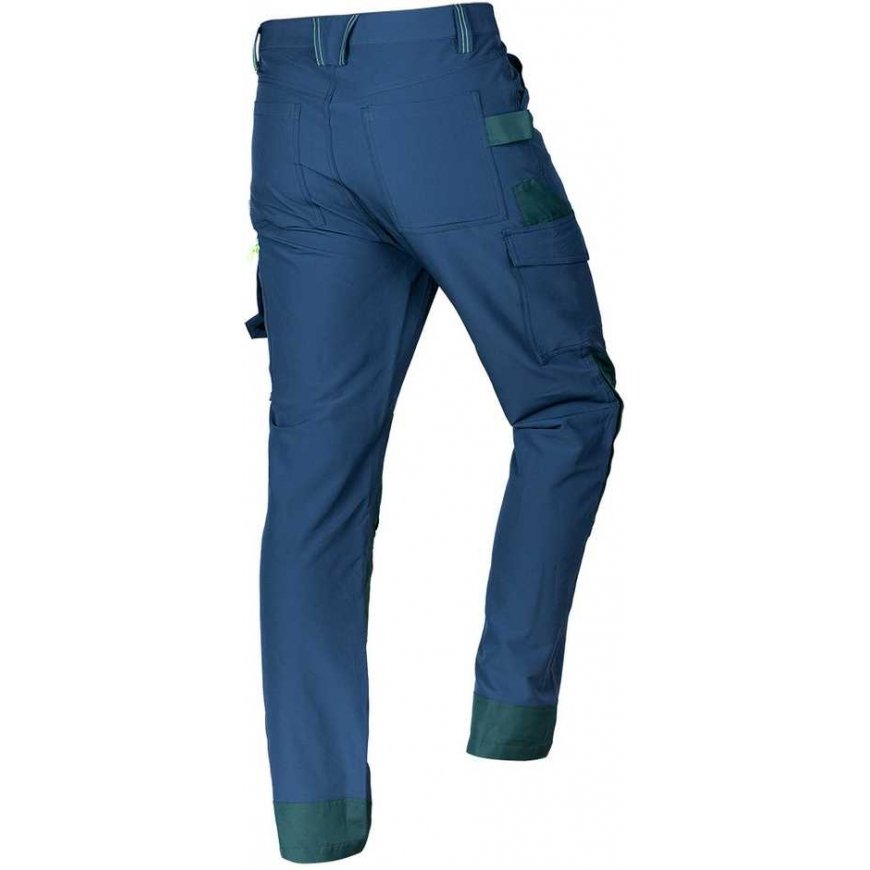 Neo Work Pants Mix&Match with four-way stretch, blue-green, size M – 3