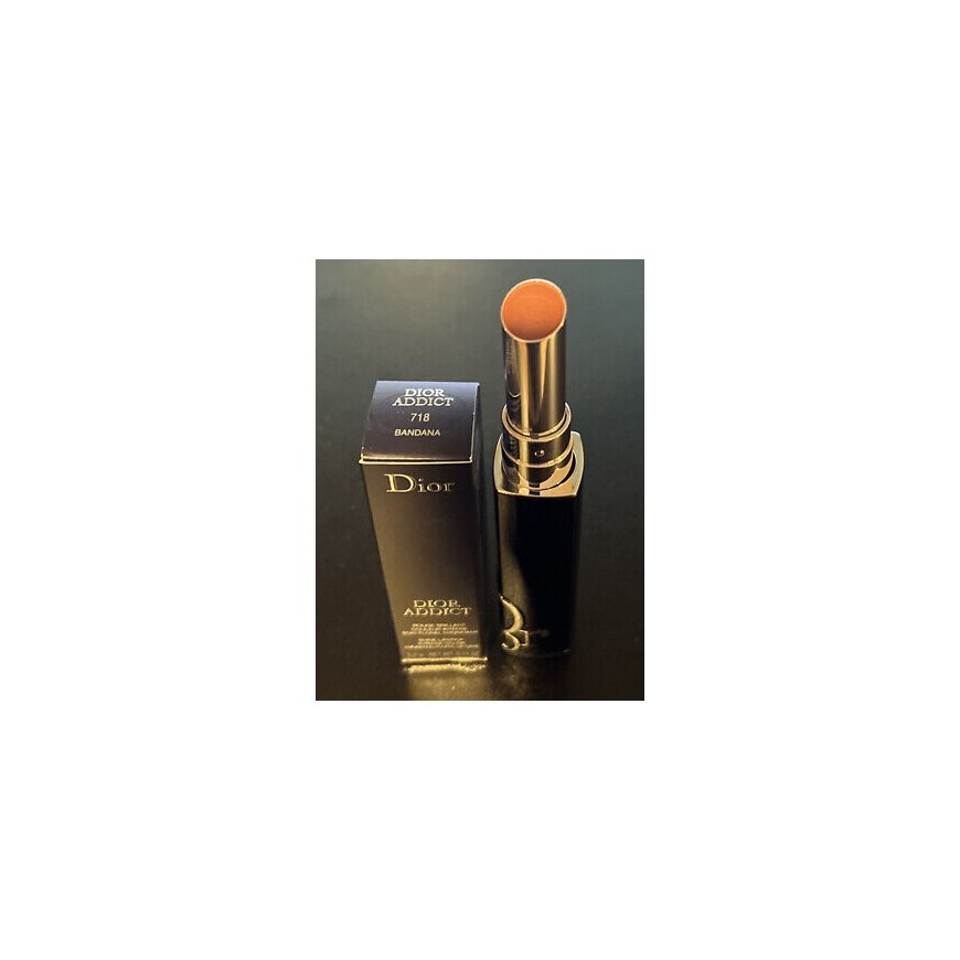 Christian Dior, Addict, Shine, Kreemjas huulepulk, 718, Bandana, Täiendav, 3.2 g – 2