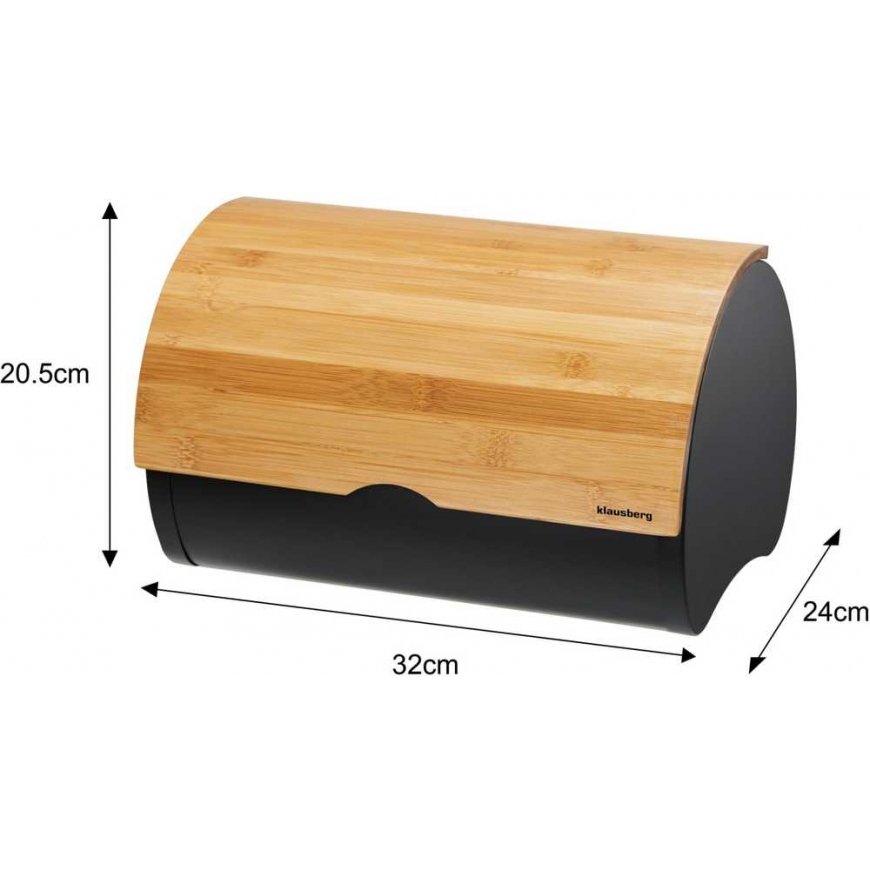 PLIENINĒ DUONAS KEPĒJAS 32CM DUONAS TALPA KLAUSBERG KB-7711 – 4