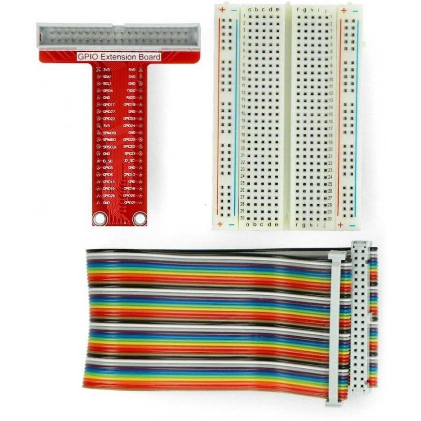 Расширение Openplatform GPIO от Raspberry 3B+/3B/2B/B+ до контактной платы + ленты + макетной платы