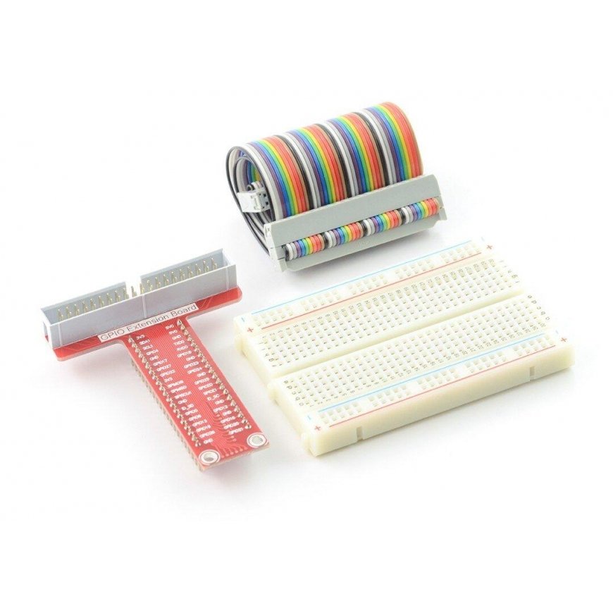 Openplatform GPIO laiendamine Raspberry 3B+/3B/2B/B+ kuni kontaktplaadi + ribaga + maketplaadiga – 4
