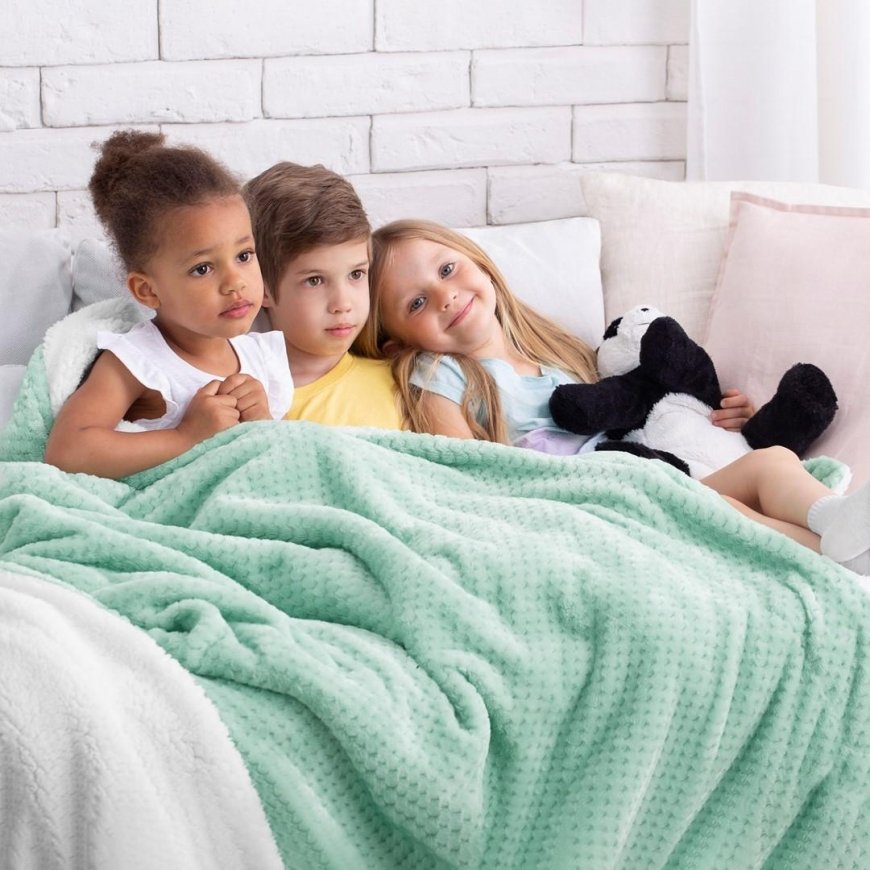 AmeliaHome Pledas SHLEEPY, 220x240 cm, color: mint/white – 4
