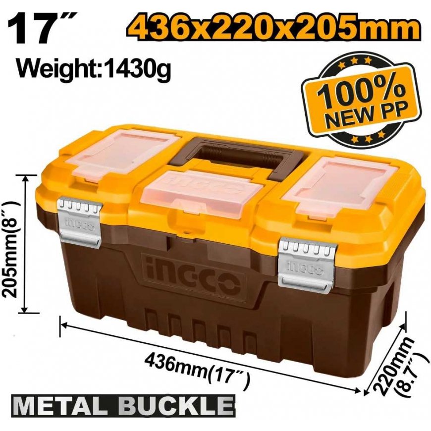 Ingco PBX1702 Tool case 17", 436x220x205 mm – 2