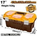 Ingco PBX1702 Tool case 17", 436x220x205 mm Ingco PBX1702 Tool case 17", 436x220x205 mm