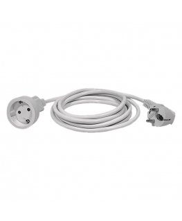 1-socket extension cord 10m with grounding 3x1.5 mm² white EMOS