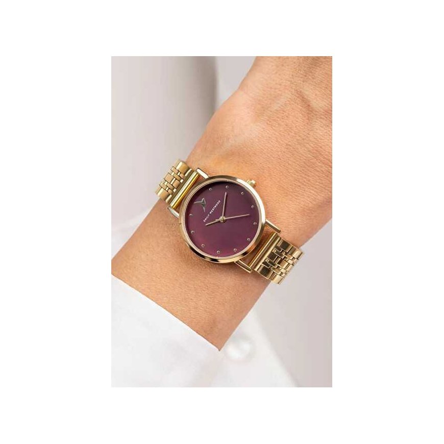Kell Emily Westwood Burgundia luik kuld EKF-5714GQ