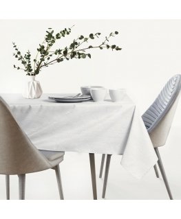 Traipu izturīga galdautu AmeliaHome VESTA 155 x 250 cm, baltā krāsā
