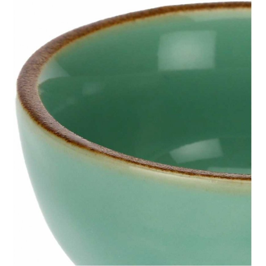 ROSE&TULIPS GREEN AQUA CONCERTO Set of 6 round bowls 7 cm – 3