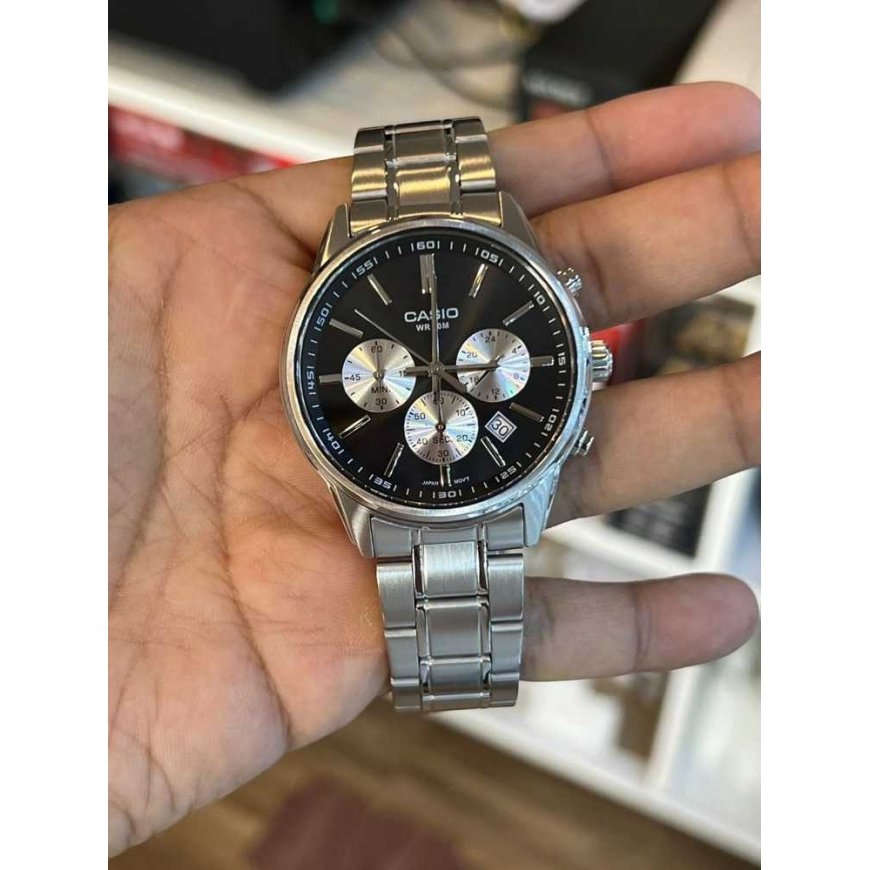 CASIO MTP-E515D-1A VĪRIEŠU PULKSTEŅS (zd265a) + KASTĒ – 2