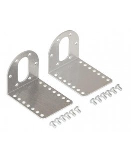 Pololu aluminum L-shaped bracket for 37Dmm motors - 2 pieces