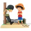 Banpresto One Piece Log Stories Monkey D Luffy & Roronoa Zoro -figuuri 7 cm Banpresto One Piece Log Stories Monkey D Luffy & Roronoa Zoro -figuuri 7 cm